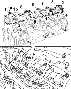 OVERHEAD CAMSHAFT - R R ON VEHICLE