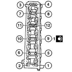 OVERHEAD CAMSHAFT - R R ON VEHICLE