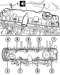 OVERHEAD CAMSHAFT - R R ON VEHICLE