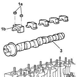 OVERHEAD CAMSHAFT - R R ON VEHICLE