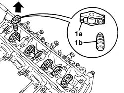 HYDRAULIC TAPPET (ONE) - REPLACE WITH CAMSHAFT HOUSING REMOVED