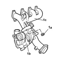 EXHAUST MANIFOLD - R + R AND REPLACE SEAL
