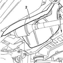 EXHAUST PIPE HEAT SHIELD - R R