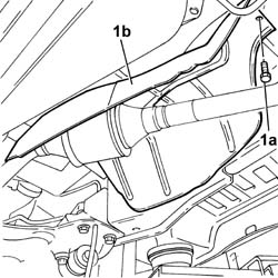 EXHAUST PIPE HEAT SHIELD - R R