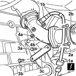 EXHAUST PIPE ATTACHMENT TO ENGINE - R + R