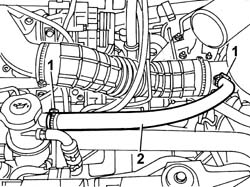 ENGINE OIL VAPOUR INTAKE PIPE - R + R