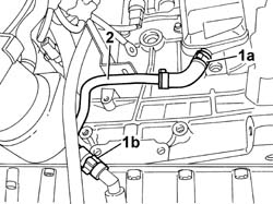 ENGINE OIL RECOVERY PIPE - R + R