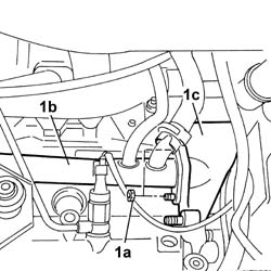 WATER PUMP - R + R WITH DRIVE BELT REMOVED