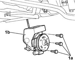 WATER PUMP - R + R WITH DRIVE BELT REMOVED
