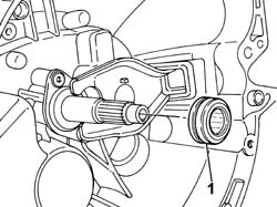 THRUST BEARING - R + R WITH GEARBOX REMOVED