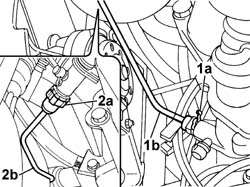 PIPE FROM VIBRATION DAMPER TO SLAVE CYLINDER
