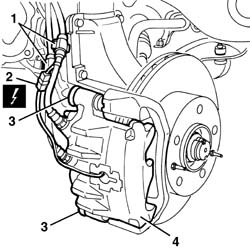 FRONT BRAKE PADS - REPLACE