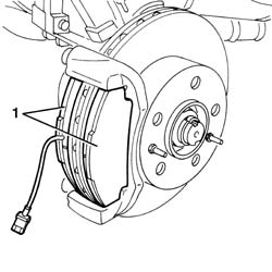 FRONT BRAKE PADS - REPLACE