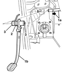 BRAKE PEDAL - R R FOR RHD VERSIONS