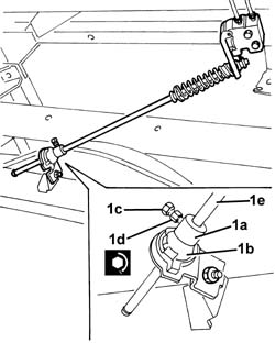 LOAD PROPORTIONING VALVE CONTROL - CHECK AND ADJUST