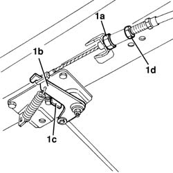 HANDBRAKE - CHECK TRAVEL