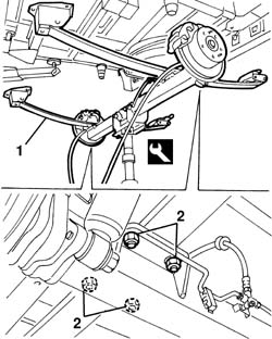 REAR SUSPENSION AXLE - R+R INCLUDES BLEEDING