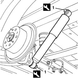 REAR SUSPENSION AXLE - R+R INCLUDES BLEEDING
