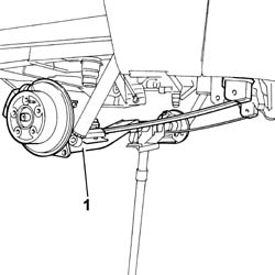 REAR SUSPENSION AXLE - R+R INCLUDES BLEEDING