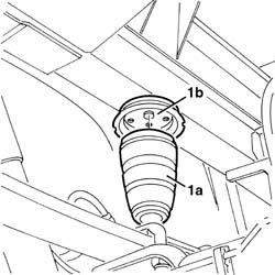 REAR SUSPENSION END BUFFER - REPLACE