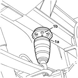 REAR SUSPENSION END BUFFER - REPLACE