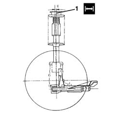 FRONT WHEEL CASTER