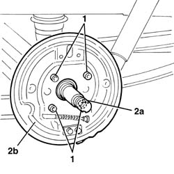 REAR WHEEL STUB AXLE - R.& R.