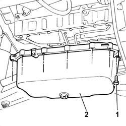 CRANKCASE SUMP - R&R AND REPLACE GASKET