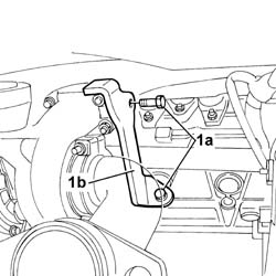 VARIABLE GEOMETRY TURBOCHARGER EXHAUST MANIFOLD ASSEMBLY SLEEVELEADING TO EXHAUST PIPE R R