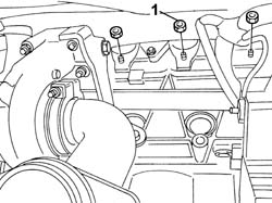 VARIABLE GEOMETRY TURBOCHARGER EXHAUST MANIFOLD ASSEMBLY SLEEVELEADING TO EXHAUST PIPE R R