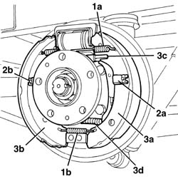 REAR BRAKE SHOES - R.R.