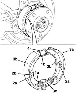HANDBRAKE SHOES - R.R.