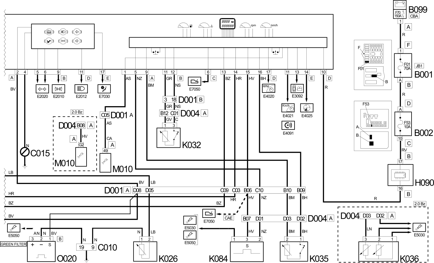 INSTRUMENT PANEL WIRING DIAGRAM