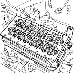 SINGLE CYLINDER HEAD, REMOVED - OVERHAUL