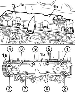 SINGLE CYLINDER HEAD, REMOVED - OVERHAUL