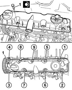 SINGLE CYLINDER HEAD, REMOVED - OVERHAUL