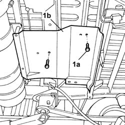 EXHAUST PIPE REAR HEAT SHIELD - R.R.