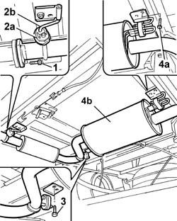 REAR EXHAUST SILENCER - R + R