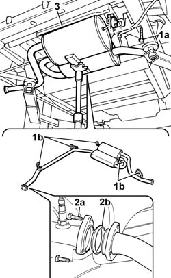 REAR EXHAUST SILENCER - R + R