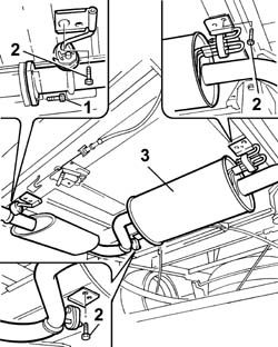 REAR EXHAUST SILENCER - R + R