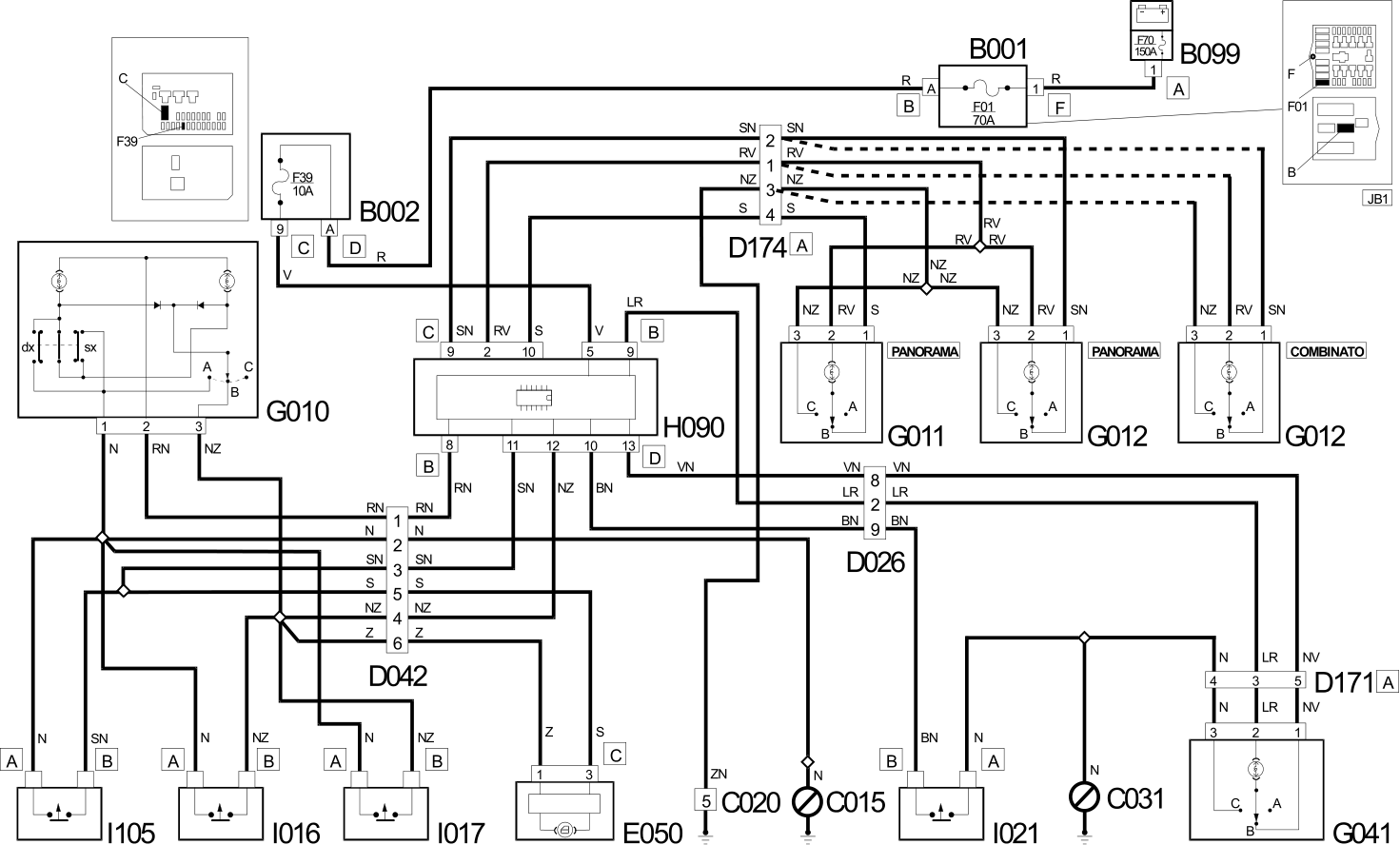 COURTESY LIGHTS WIRING DIAGRAM