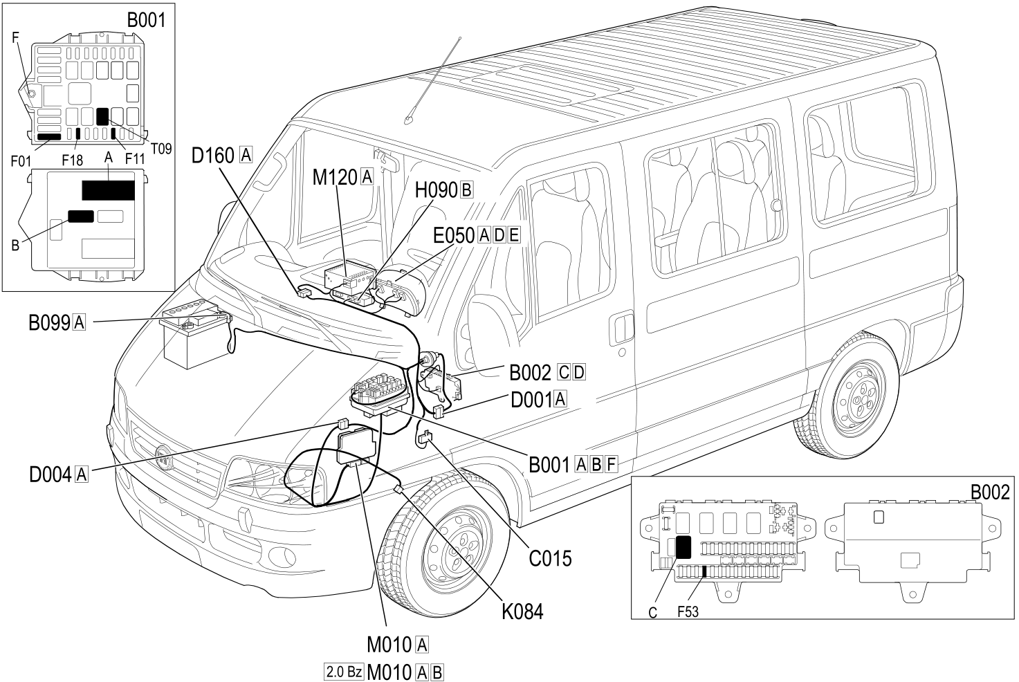 SPEEDOMETER COMPONENT LOCATION