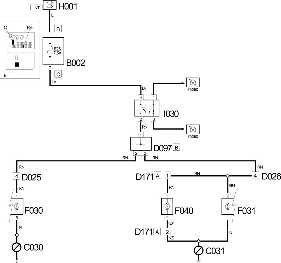 BRAKE LIGHTS WIRING DIAGRAM