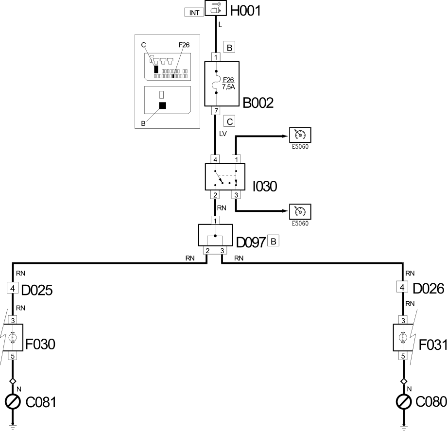 BRAKE LIGHTS WIRING DIAGRAM