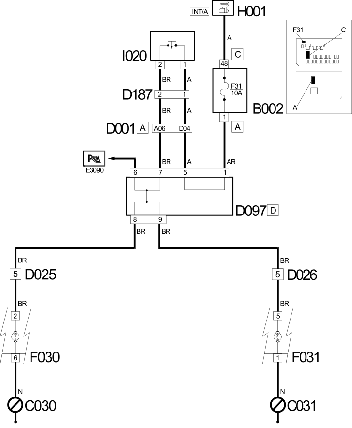 REVERSING LIGHTS WIRING DIAGRAM