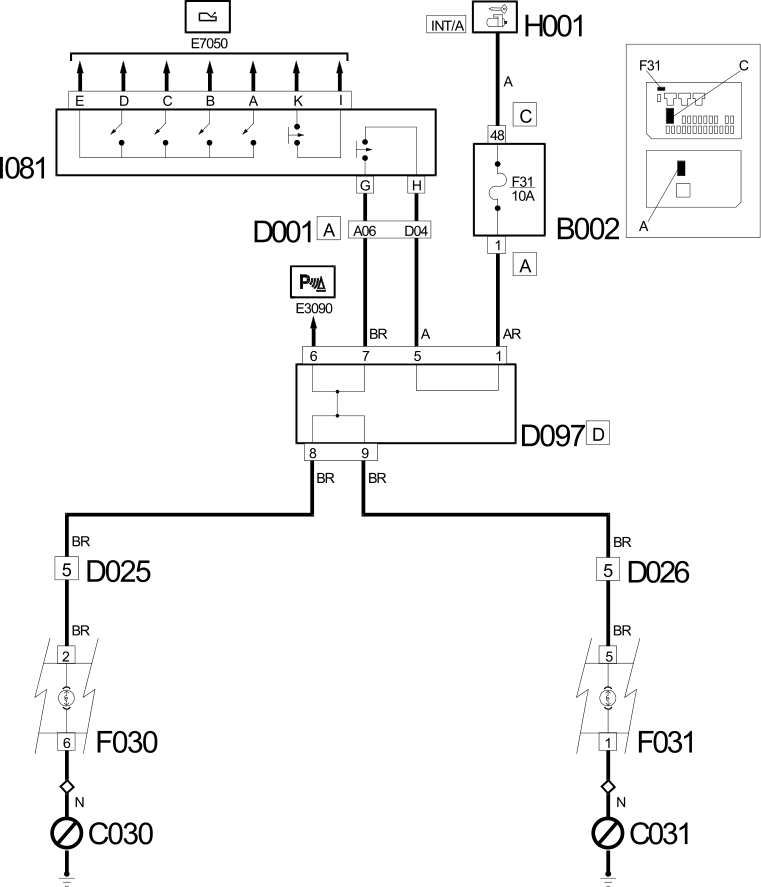 REVERSING LIGHTS WIRING DIAGRAM