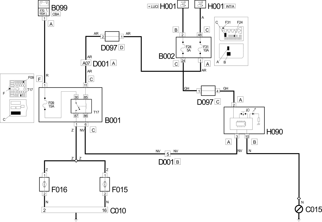 FOG LIGHTS WIRING DIAGRAM