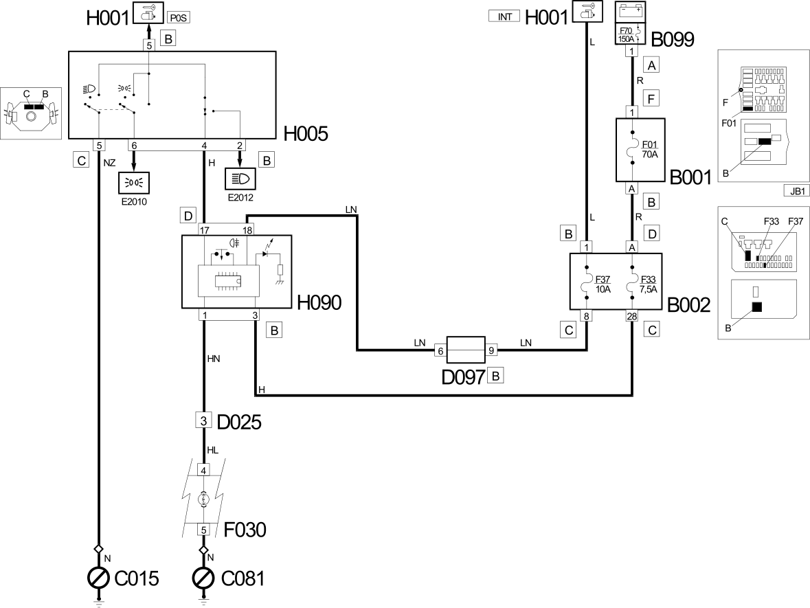 REAR FOGLAMPS WIRING DIAGRAM