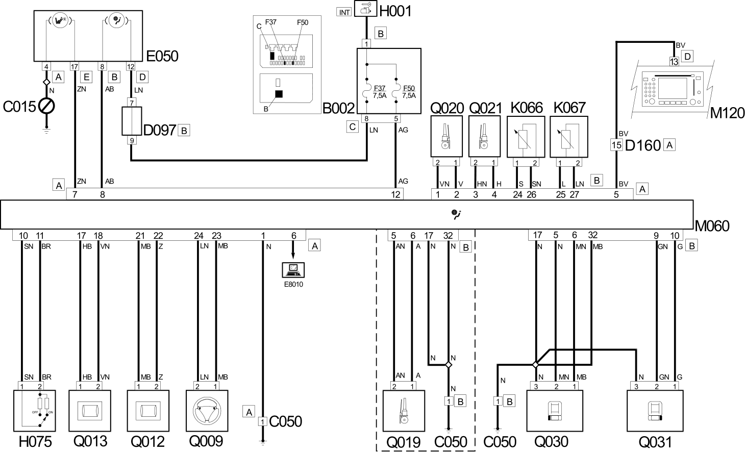 AIR BAG WIRING DIAGRAM