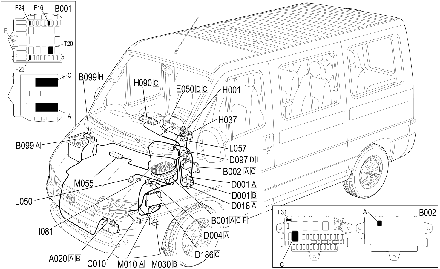 AUTOMATIC TRANSMISSION COMPONENT LOCATION
